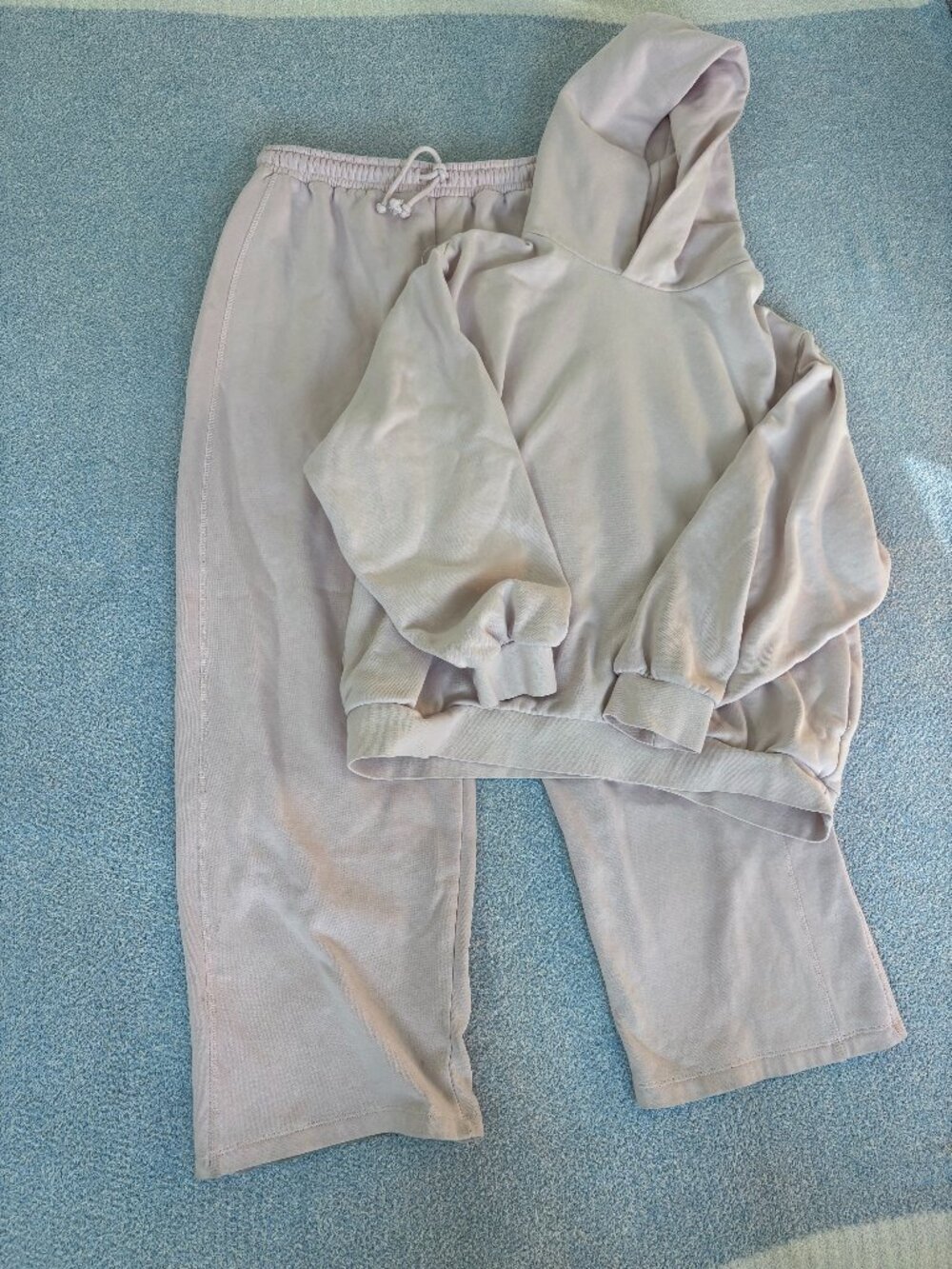 Zara Light Pink Matching Sweatsuit | Sweatshirt XL | Sweatpants L